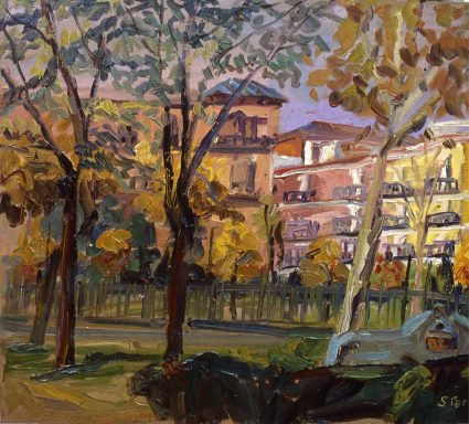 Cat. 317 A la derecha del Tisen 65´5x54´5