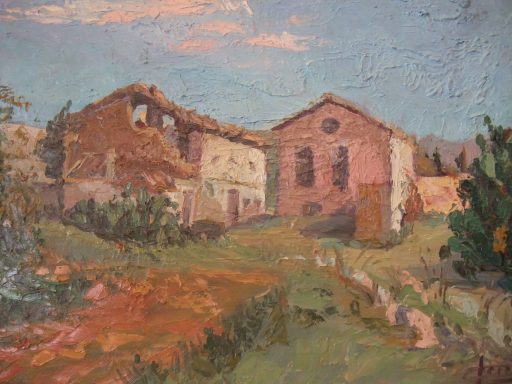 Cat. 77 Ruinas en Manuel 55X43