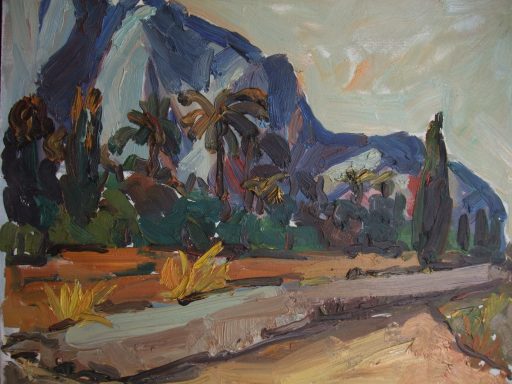 Cat. 26 Tarde en el Jardin 46X38