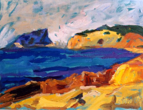 Cat. 130 Rocas Cabo la Nao 46x38